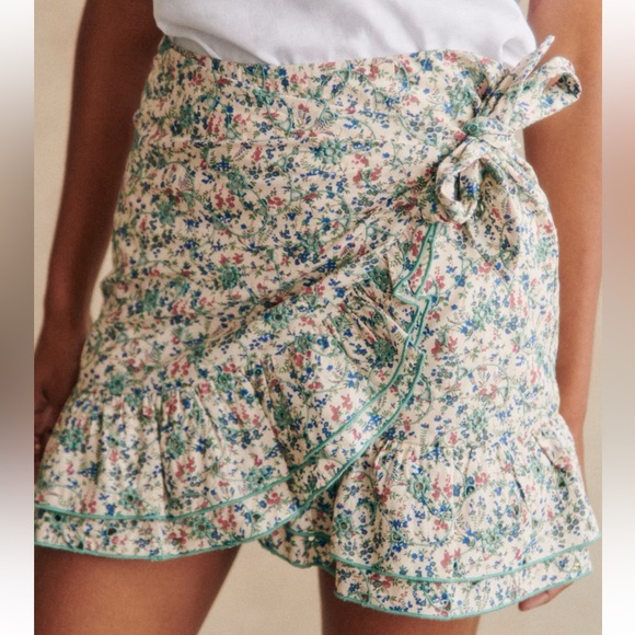 Sezane Come Skirt Ostuni - Size 2 (34) - Picture 3 of 10